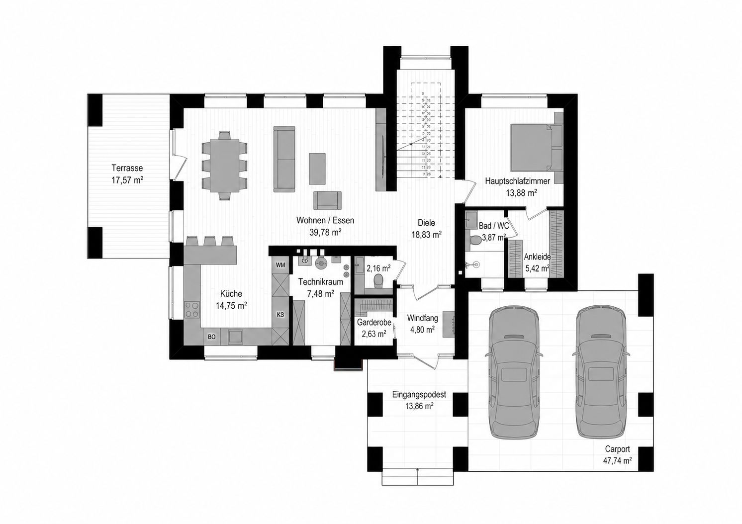 Villa Ruhepol: Grundriss