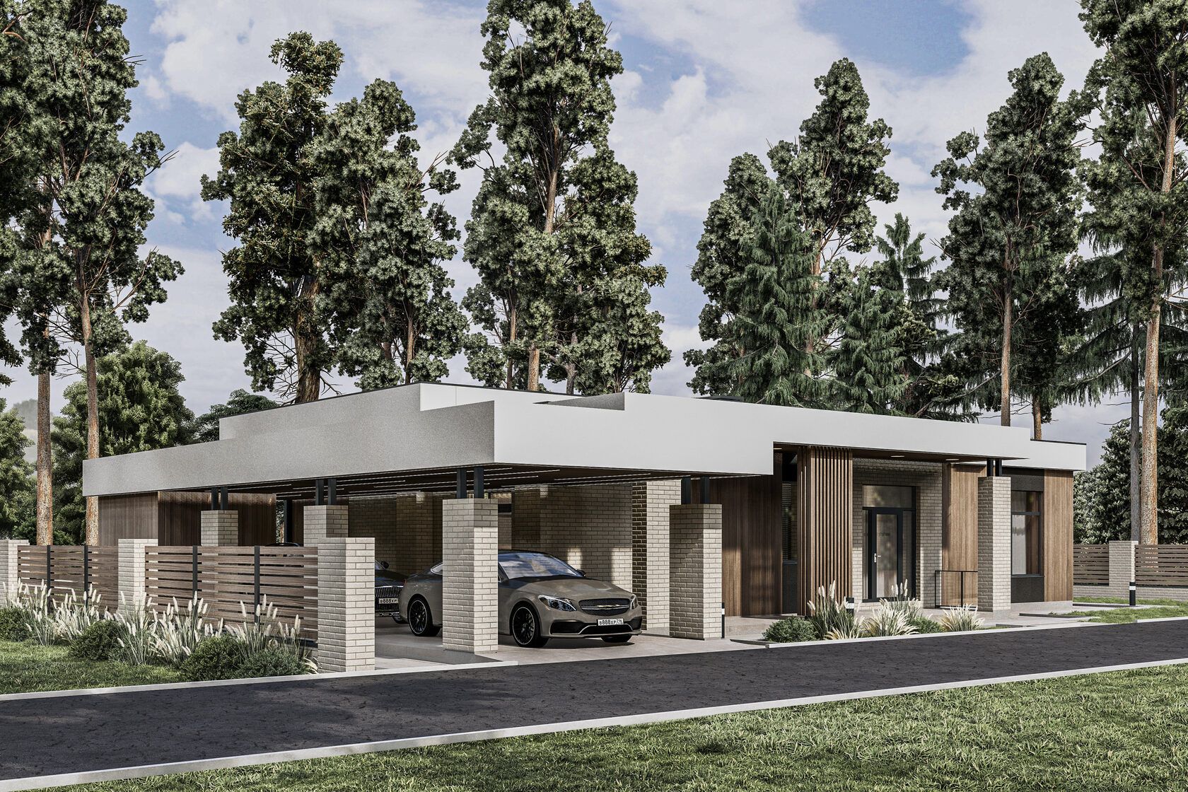 Visualisierung Villa Horizont