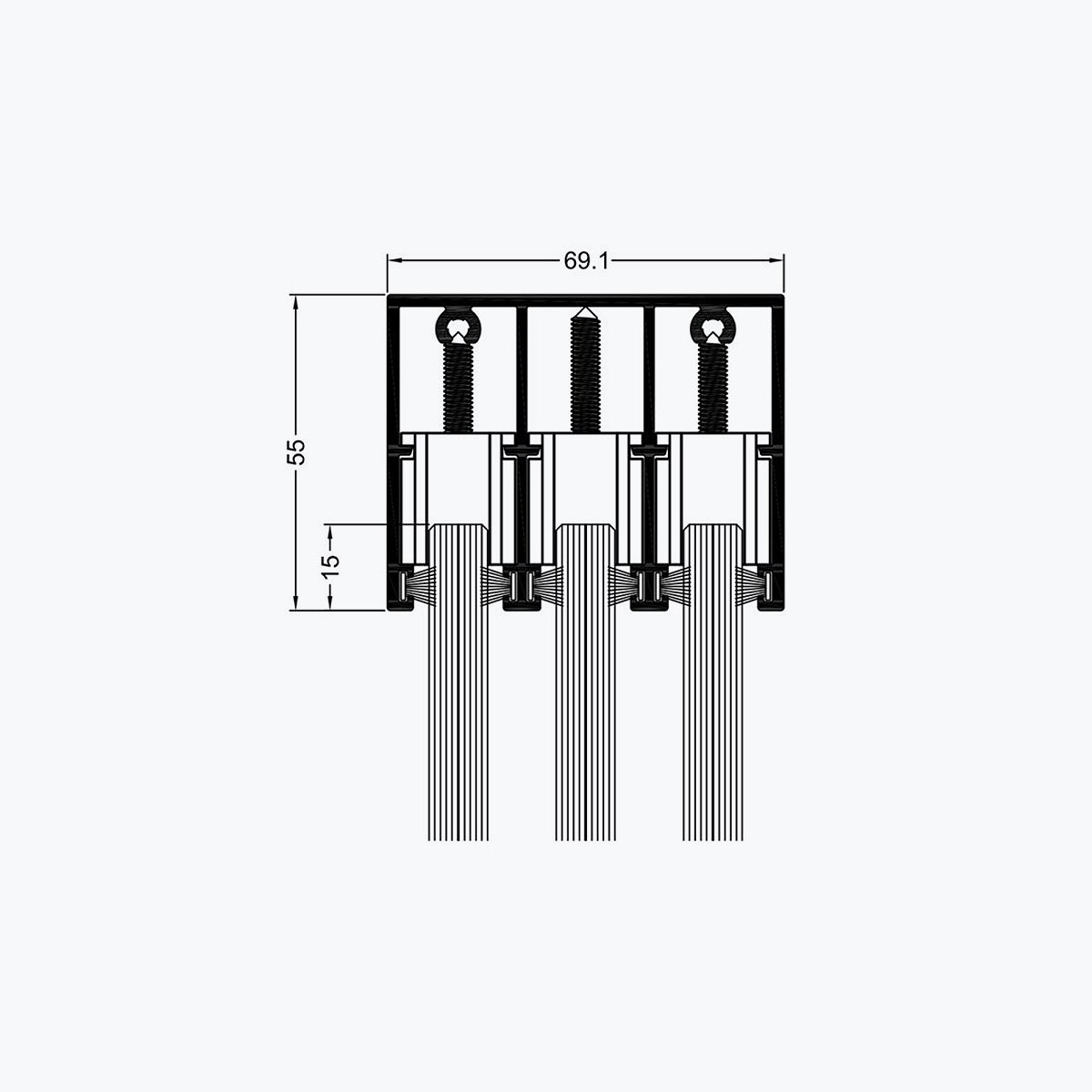 Slide Glass · Oberschiene