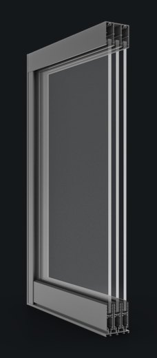 Visualisierung Aliplast Slide Glass, Ansicht 3