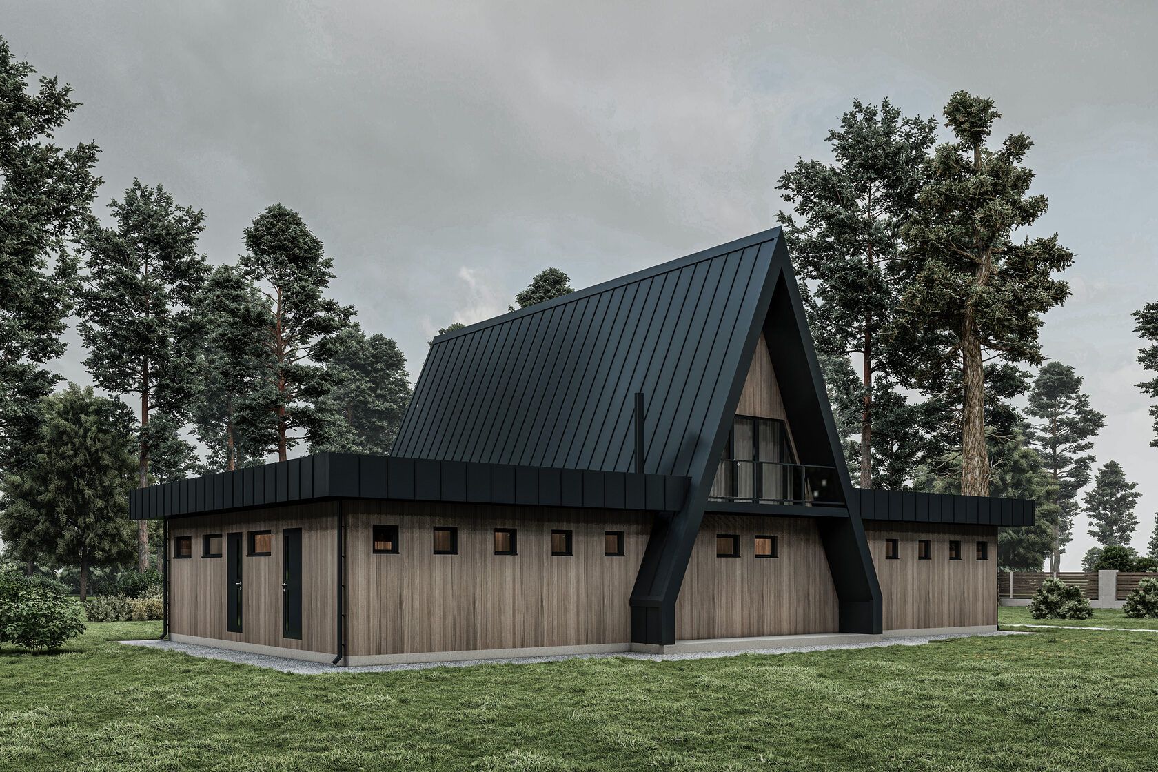 Visualisierung Chalet Waldlicht