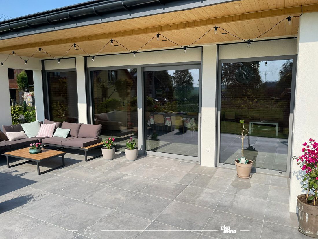 Aluprof MB-77HS · Terrasse mit Lounge