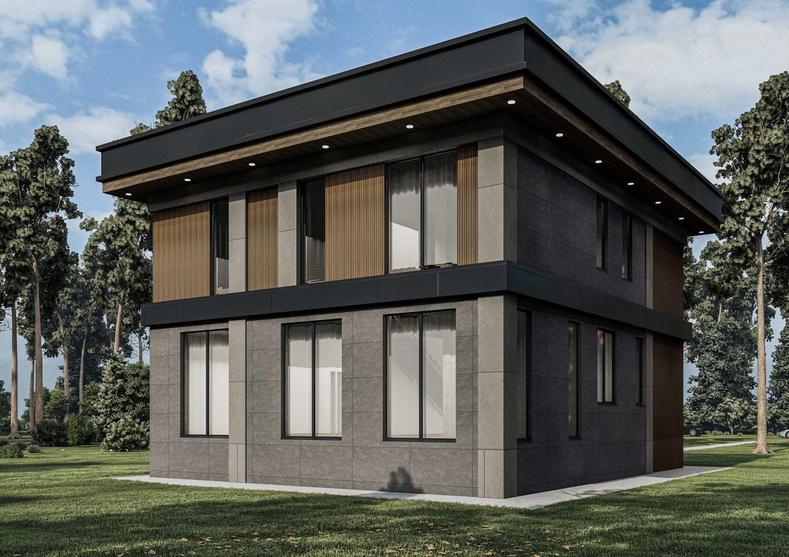 Visualisierung Haus Monolith