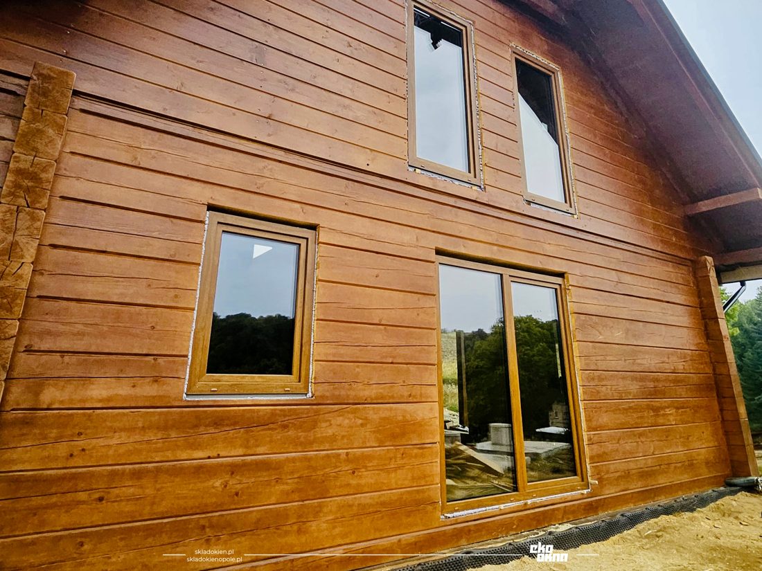 Salamander bluEvolution 82 · Holzhaus, Dekor Golden Oak